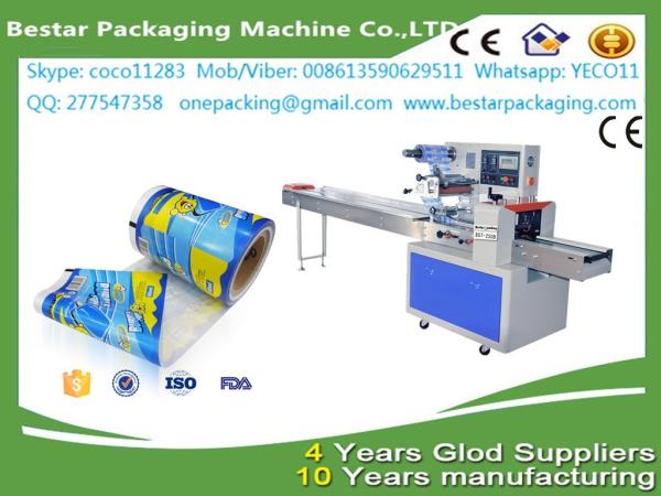 Buy cheap Laminated plastic packaging candy metalic stretch film ,use for flow pack machine from wholesalers