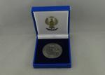 Velvet Box Military Personalized Coins , 3D Zinc Alloy Die Casting And Antique