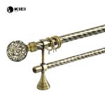 28mm Twist Curtain Rod Art Decor Style Two Decorative Ball Finials