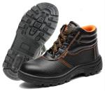European Standard Genuine Leather Waterproof Men Work Safety Shoes Boots With