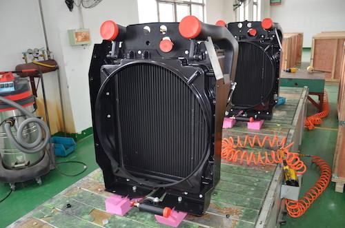 Buy cheap Aluminum Vacuum Brazed combined oil cooler radiator for construction machinery oil cooling solutions from wholesalers