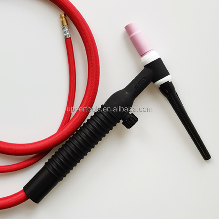 Customized Support OEM Black WP26 TIG Welding Torch with 4m Cable and Ceramic Nozzle