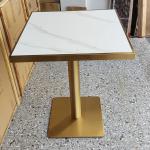 Modern Marble Round Negotiation Table, Suitable For Hotels And Cafes