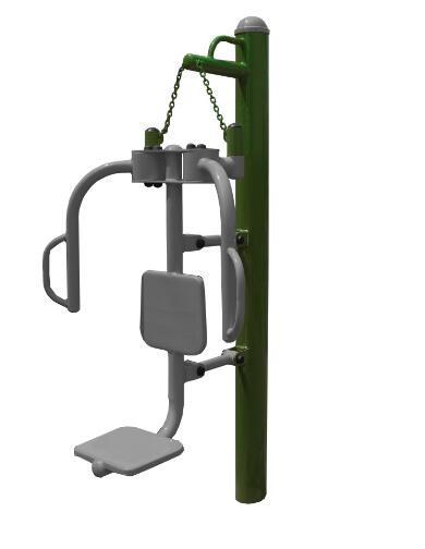 Buy cheap outdoor crane sports fitness equipment galvanized steel chest trainer from wholesalers