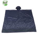 Custom 50*80'' RPET Unisex Reusable Raincoat Blue Eco Friendly Accessories