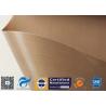 Buy cheap Tan PTFE Coated Fiberglass Fabric For Hot Press Anti Stick Purposes from wholesalers