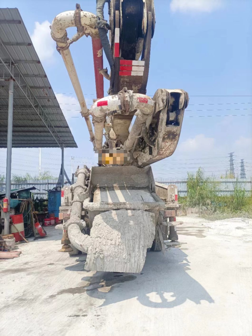 2010 37m Zml Concrete Pump on Isu. Zu Truck Concrete Boom Pump Used Heavy Equipment