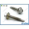 Buy cheap 304/316/410 Stainless Steel Hex Flange Head Self Drilling Machine Screw w/ PVC Washer from wholesalers