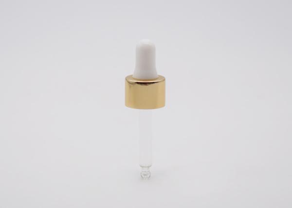 Buy cheap Gold Aluminum Pipette Essential Oil Dropper 18/410 from wholesalers