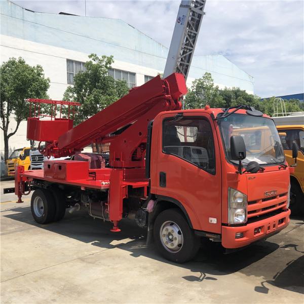 Buy cheap 4X2 36 METERS ISUZU Diesel Engine MANLIFT TRUCK BUCKET TRUCK CHERRY PICKER from wholesalers