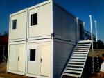 Galvanized Flexible Steel Container Houses , Commercial Steel Storage Container