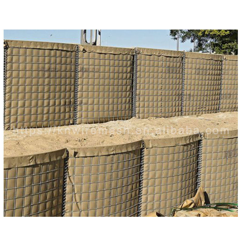 Retractable Military Style Galvanized Defensive Hesco Barriers