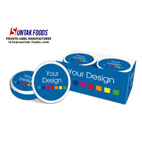 42g Weight Sour Fruit Candy With Plastic Round Box For Fresh Breath