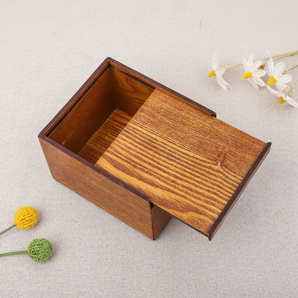 Wooden Bamboo Square Tissue Paper Holder Tissue Box Napkin Container
