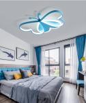 Butterfly Chandelier kids nordic children's room bedroom decor led lamp lights