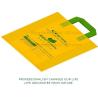 Buy cheap Promotional White EN13432 Certified Compostable shopping bag for supermarket, 100% compostable plastic t-shirt shopping from wholesalers