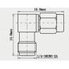 Buy cheap SMA Female to SSMA Male Threaded Right Angle RF Adapter from wholesalers
