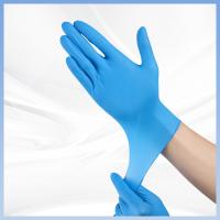 Buy cheap Blue Polyvinyl Chloride Household Cleaning Gloves Waterproof Single Use product