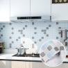 Buy cheap PVC Mosaic Tiles Design Wallpaper for Apartment Bathroom Decoration 3d Wall Paper Home Improvement from wholesalers