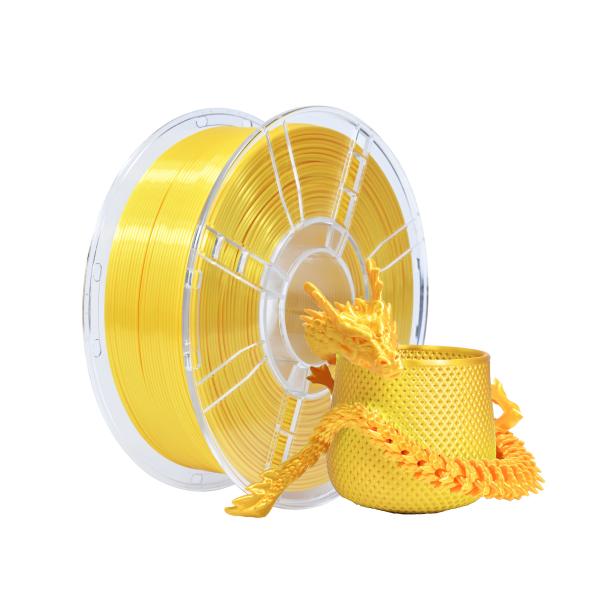 Buy cheap 3d Printing Filament PLA Silk Gold Yellow 1KG 1.75MM 3D Printed from wholesalers