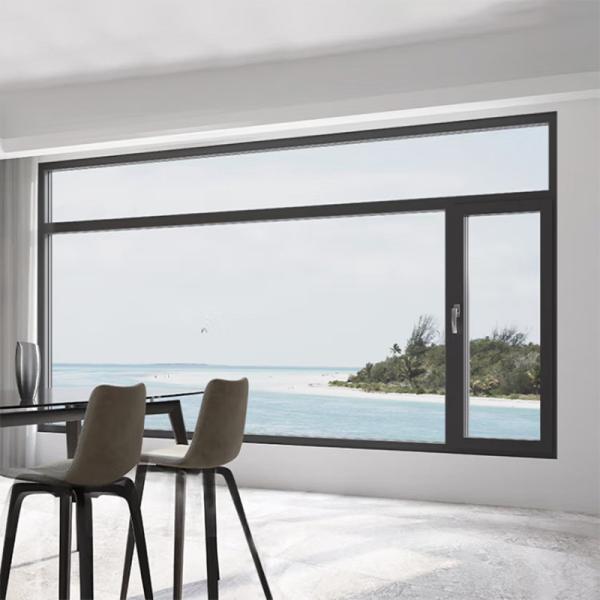 Optional Colour Villa Casement Windows Swing Open Style Aluminum French Glass