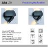 Buy cheap Wall lamp modern bedroom study lens acrylic shade wall light led simple living room lamp creative hotel bed from wholesalers