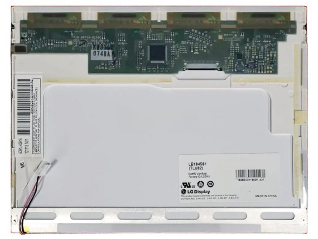 LB104S01-TL02 Display 10.4 800(RGB)×600, SVGA 96PPI 250 cd/m² INDUSTRIAL LCD DISPLAY