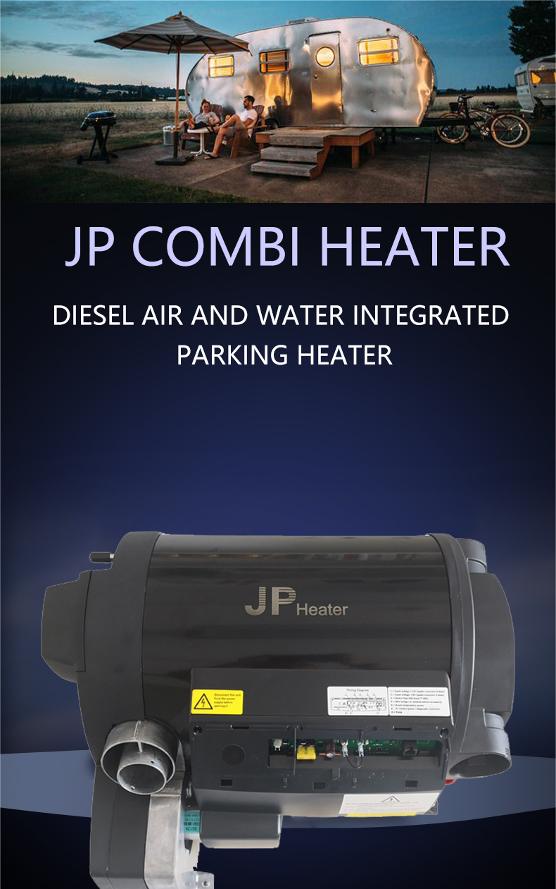 JP Heater 6KW 12V Diesel Air And Water Combi Boiler for Motorhome RV Camper Combi Heater Similar To Truma