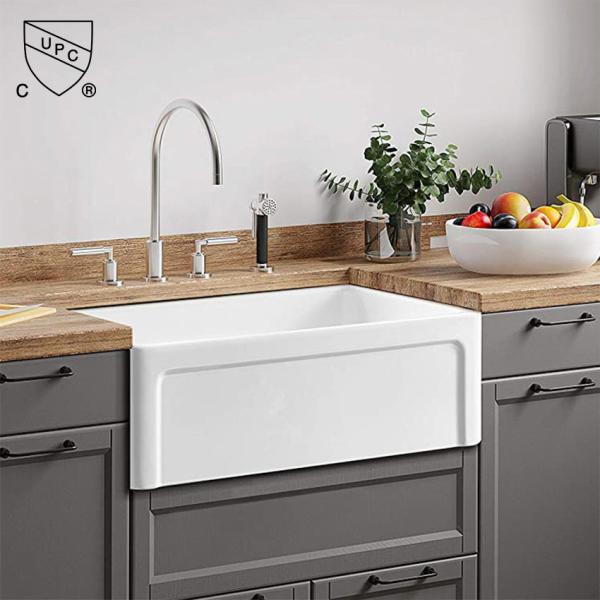 Buy cheap 30 Inch Farmhouse Kitchen Sink And Cabinet For Bathroom Reversible Single Basin from wholesalers
