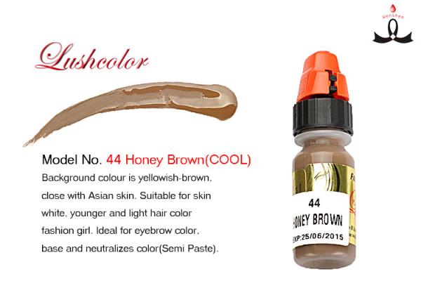 Buy cheap Honey Brown Eco Natural Semi Cream Permanent Makeup Pigment for Eyebrow Tattoo from wholesalers
