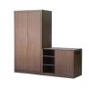 Buy cheap 2-DOOR Walnut wood hotel bedroom wardrobe/closet/armoire,hospitality casegoods from wholesalers