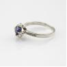 Buy cheap Women Jewelry 925 Silver 5.5mm Round Purple Cubic Zirconia Ring(F36) from wholesalers