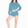 Buy cheap Cotton Polyester Crew Neck Long Sleeve 260gsm Womens Cropped Sweatshirt from wholesalers