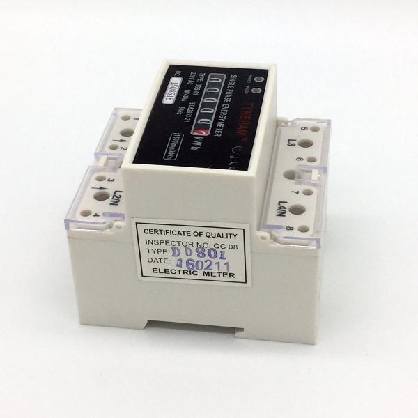 Buy cheap Register Type DIN Rail Mounted Single Phase KWH Meter For Residential -20 ~ +70 from wholesalers