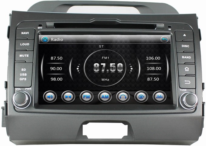 Ouchuangbo Car GPS DVD Stereo System for Kia Sportage R 2010-2012 iPod USB RDS Radio Player OCB-7044A