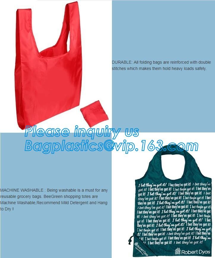 Nylon folding pocket foldable polyester shopping bag,Fashionable 420D Custom Logo Polyester Drawstring Bag bagease pack