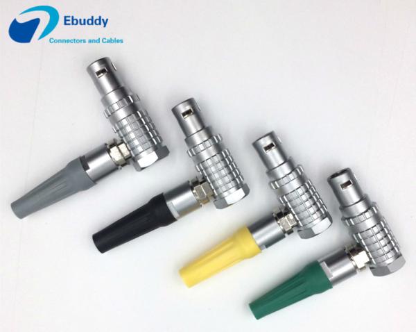Buy cheap ODU push pull 5 pin Multi Pole Connectors circular elbow male plug W20L0C-P05MCC00420S from wholesalers