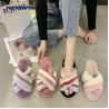 Buy cheap Open Heel Faux Fur Furry Women Slippers For Winter from wholesalers