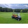 Buy cheap Black 4 Seater Golf Cart With Stitched Seats Max Speed 40km/H Suitable For Scenic Spots And Golf Courses Road Legal from wholesalers