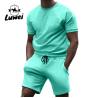 Buy cheap Cotton Jogging Men Sportswear Set Gym Tracksuit Drawstring 2 Piece Track Suit from wholesalers
