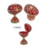 Buy cheap Faberge Egg Trinket Jewelry Box with a Pearl on Top for Sale Estee Egg Treasures Egg Trinket Faberge Egg Jewelry box from wholesalers