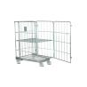 Buy cheap Steel Wire Warehouse Cage Trolley Collapsible Rolling Security Cage High Strength from wholesalers