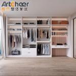 Adjustable Bedroom Solid Wood Modern Armable Modular Wardrobe Closet Custom Walk