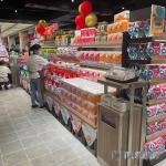 Powder Coating Supermarket Racking System , Economic Supermarket Hanging Rack