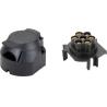Buy cheap Plastic Trailer Plug Socket Tractor Black Trailer Electrical Plug ISO1724 from wholesalers