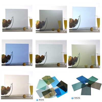 5mm natural color tinted glass