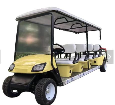 Buy cheap 10 Person Club Car Cart Precedent Limo Custom Golf Cart Yellow Color low speed from wholesalers