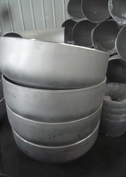 Buy cheap DN25 Stainless Steel Pipe Caps Sch 10 TP304L / 304 Weld Fittings ASME / ANSI from wholesalers