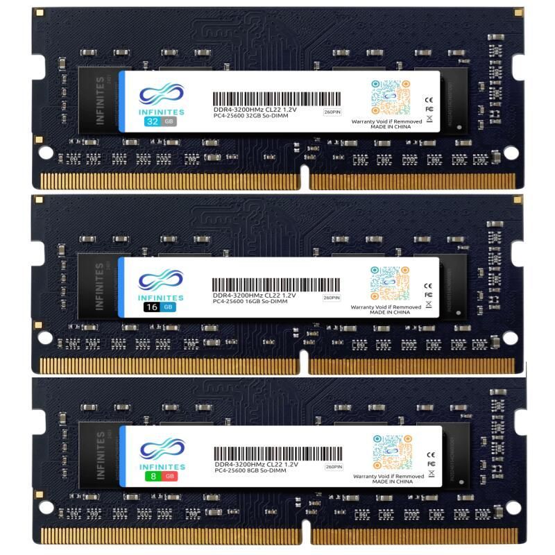 AMD Specific Integrated Circuit DDR4 288pin 8GB 3200MHz Udimm PC-21300 1.2V Non Ecc Gen 4 Memory Consumer Garde Memory Module
