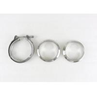 Buy cheap Exhaust System V Bend Heavy Duty Tube Clamps Stainless Steel Spot Welded product